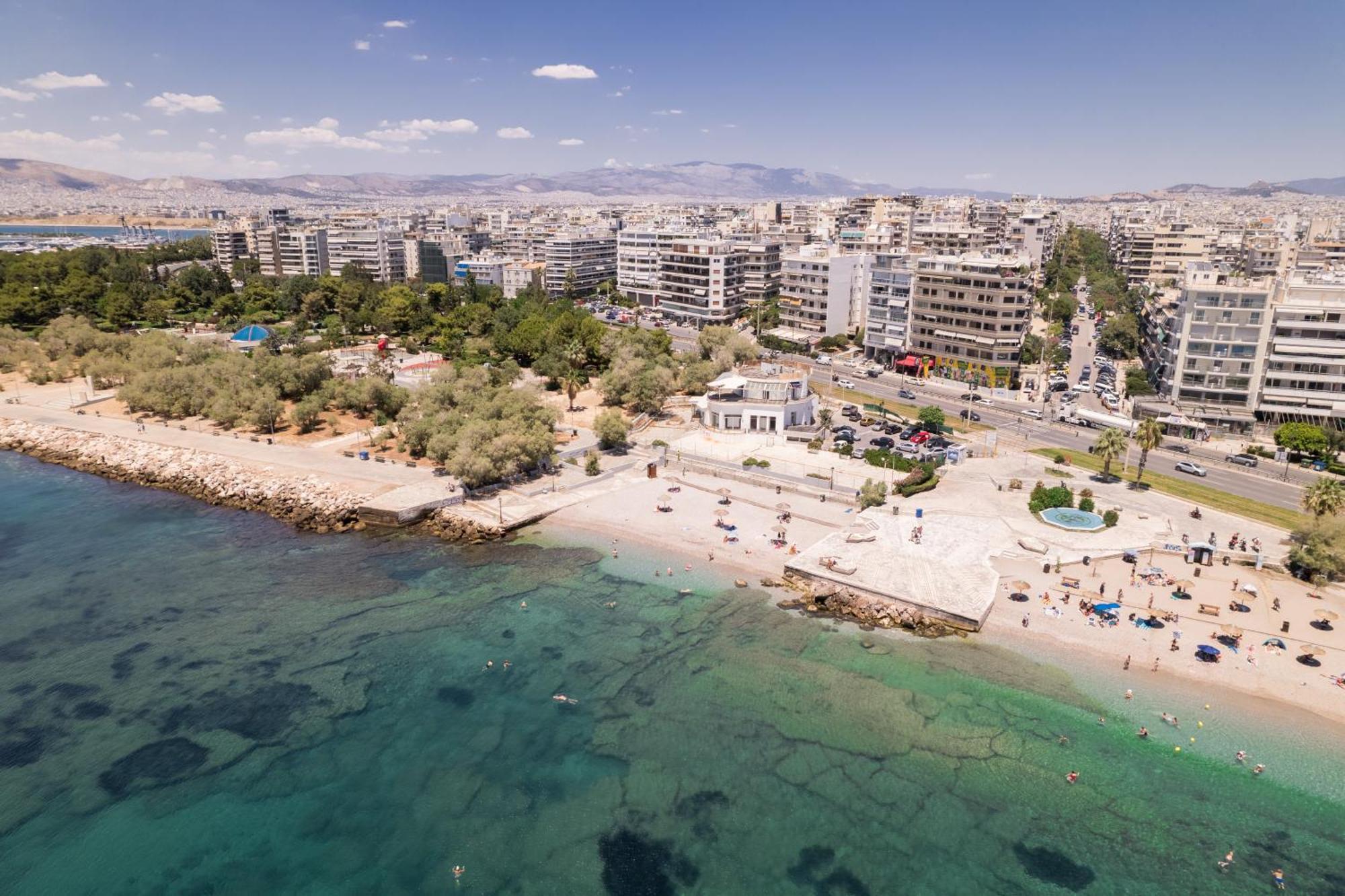 Athens Riviera, Seaview, Beachfront, Lux Apartment On Starbucks Building Exterior foto